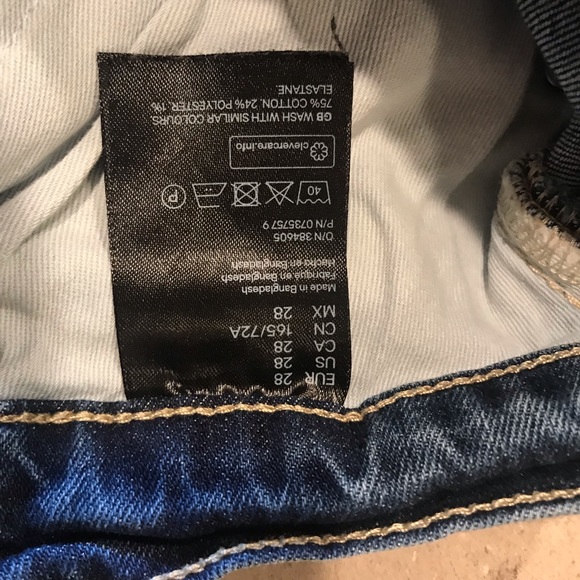 Two pair boys size 28 stretch skinny jeans by Denim & Denim in nice condition. - Picture 12 of 16